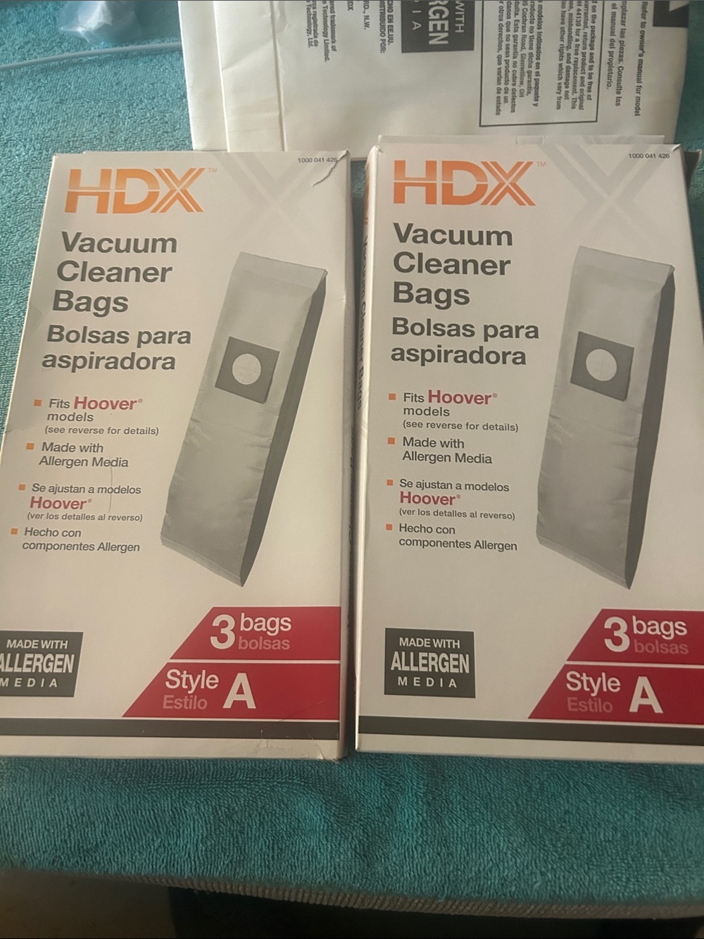 (7) HDX Vacuum Cleaner Bags - Style A (3 Pack)
